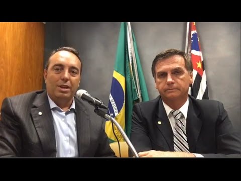 Bolsonaro e Francischini no PSL