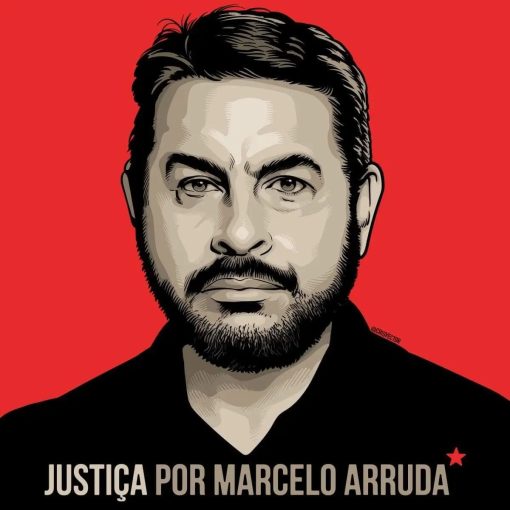 Marcelo Arruda, brutalmente assassinado em seu aniversário por agente penal federal que no momento da ação gritava "É Bolsonaro" 