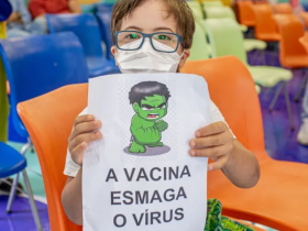 Vacinação de crianças contra a Covid-19 no Recife (PE) Crédito: Iggor Gomes/PCR